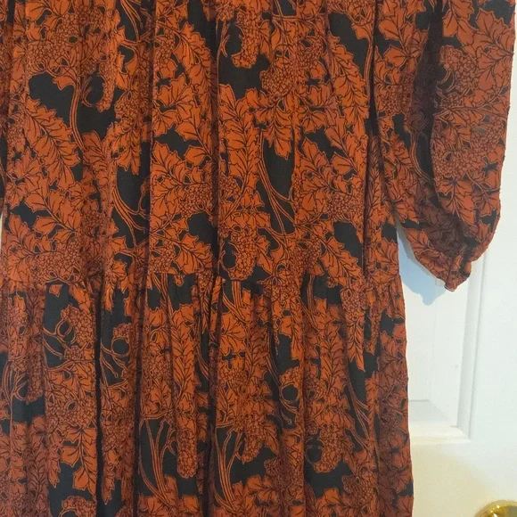 Aritzia Wilfred Le Fou Tiered Long Sleeve Maxi Dress - Picture 5 of 9